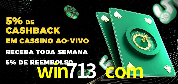 Promoções do cassino ao Vivo win713 com